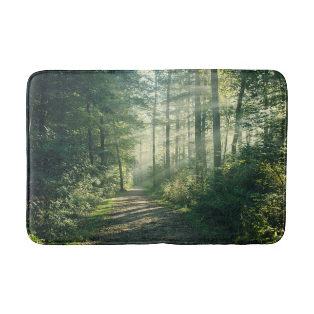 Skogar | Forest Väg Hamburg Tyskland Badrumsmatta (Framsidan)