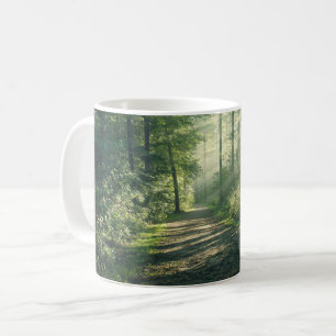 Skogar Forest Väg Hamburg Tyskland Kaffemugg