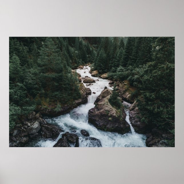 Skogar | Grison Graubunden Canton Poster (Framsidan)