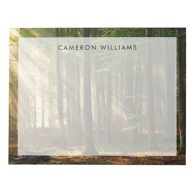 Skogar | Höstskog Anteckningsblock (Framsida)