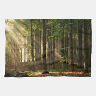 Skogar Höstskog Kökshandduk