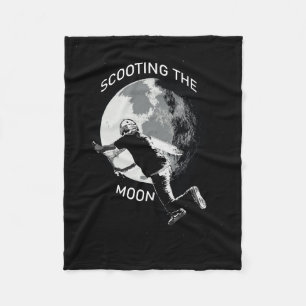 Skogar Måne - Stunt Scooter Fleece Blanket