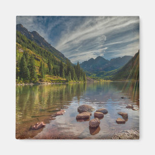 Skogar Maroon Klockor Colorado Magnet