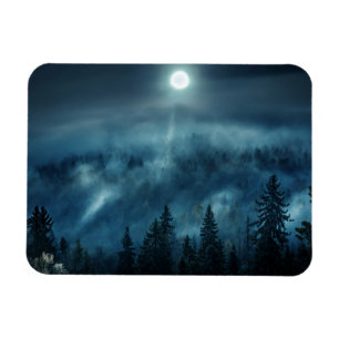 Skogar Moonlit Forest Magnet
