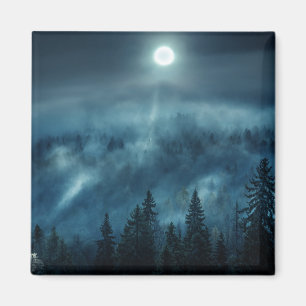 Skogar Moonlit Forest Magnet