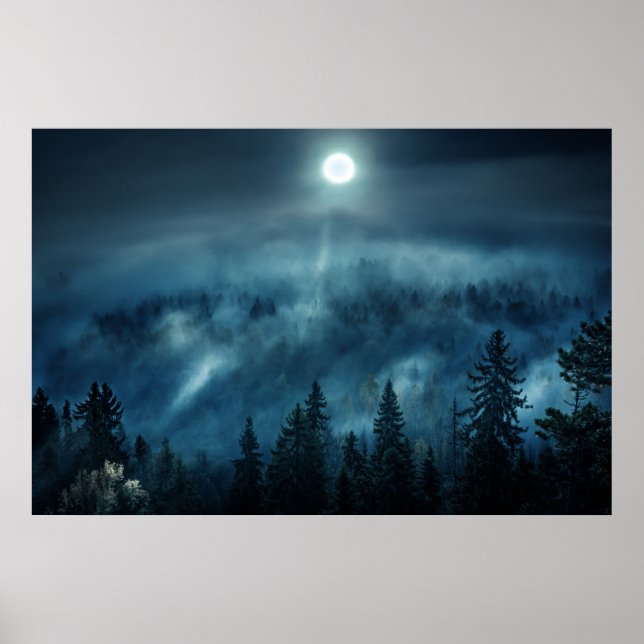 Skogar | Moonlit Forest Poster (Framsidan)