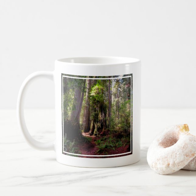 Skogar | Redwood Forest California Kaffemugg (Med munk)