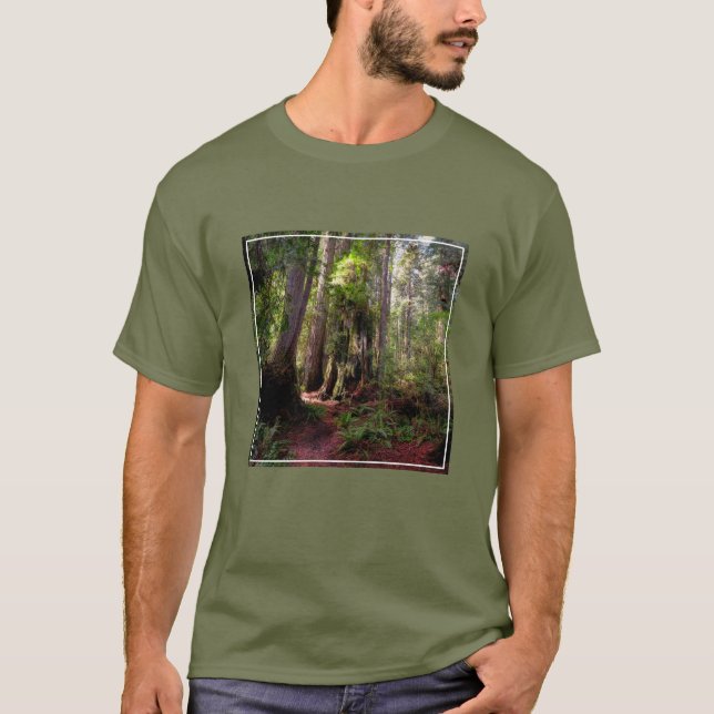 Skogar | Redwood Forest California T Shirt (Framsida)