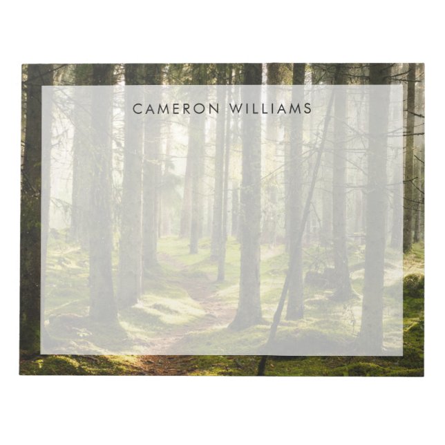 Skogar | Sverigen Boreal Forest Anteckningsblock (Framsida)