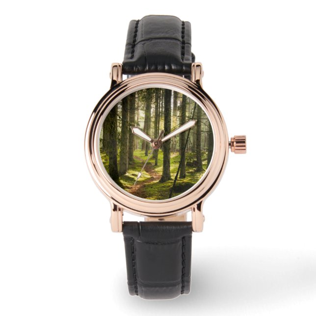 Skogar | Sverigen Boreal Forest Armbandsur (Framsida)