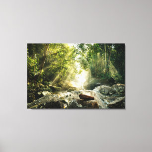 Skogar   Tropical Jungle Forest Canvastryck