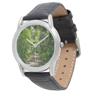 Skogar Tropiskt regnskogstulum Mexiko Armbandsur