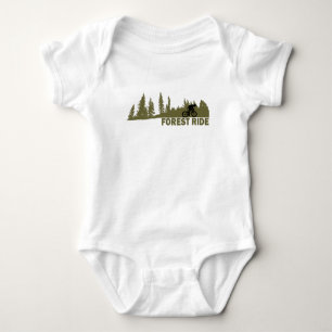 Skogar utomhus kör bergsklättring t shirt