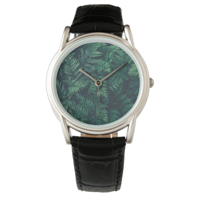 Skogar | Woodland Ferns Armbandsur (Framsida)