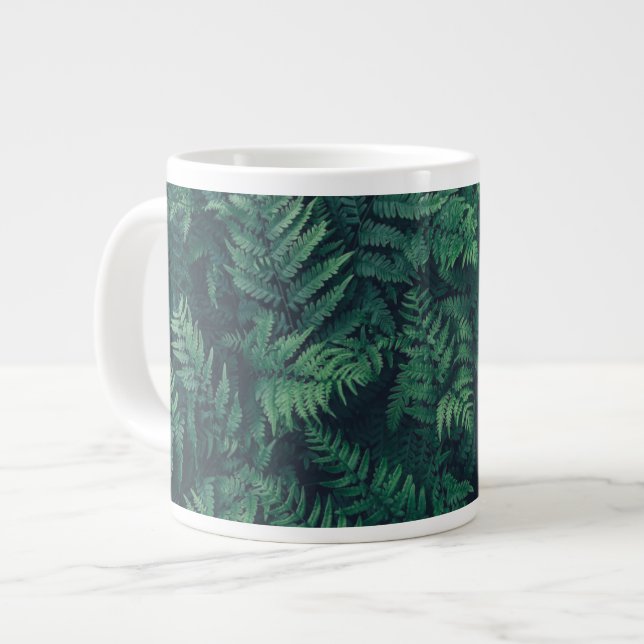 Skogar | Woodland Ferns Jumbo Mugg (Framsida vänster)