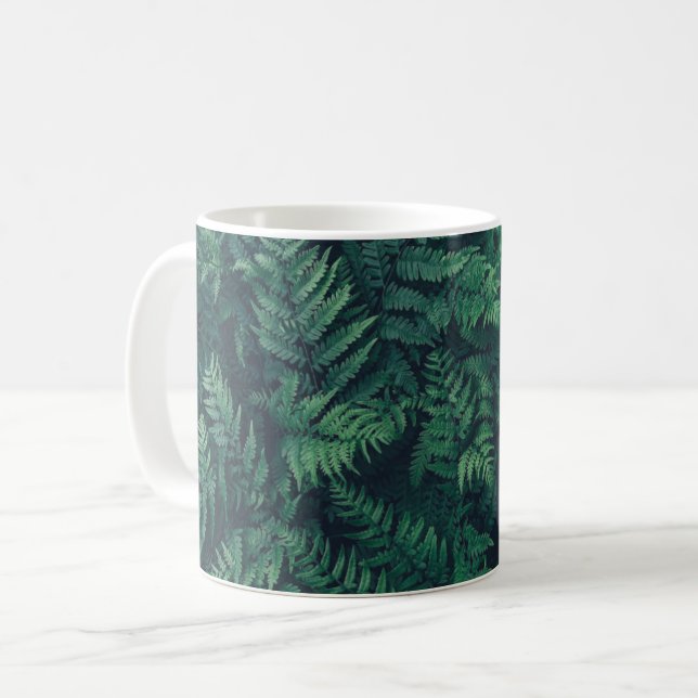 Skogar | Woodland Ferns Kaffemugg (Framsida vänster)