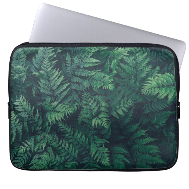 Skogar | Woodland Ferns Laptop Fodral (Framsidan)