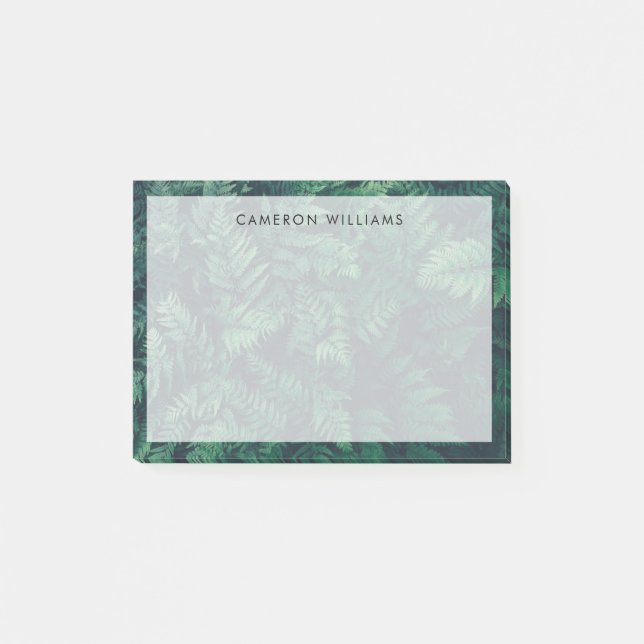 Skogar | Woodland Ferns Post-it Block (Framsida)