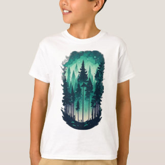 Skogarna gräs i landskapet Kids T Shirt