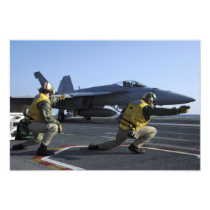 Skogarna ombord på USS George HW Bush Fototryck
