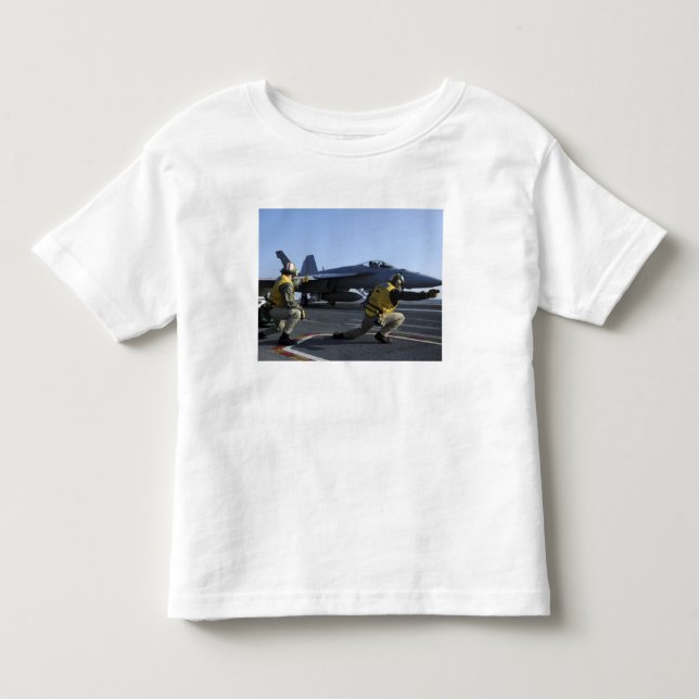 Skogarna ombord på USS George HW Bush T-shirt (Framsida)