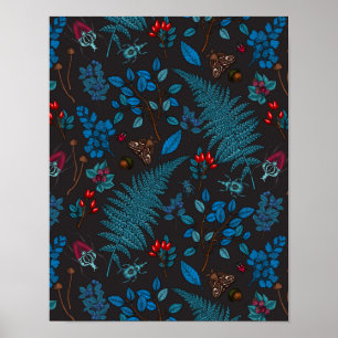 Skogbär, löv och kryp 1 poster