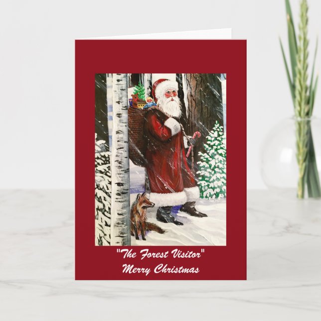 Skogbesökarkort 2 helgkort (Framsida)