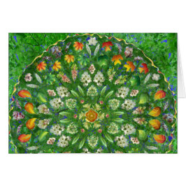 Skogdans (halvan) hälsningskort