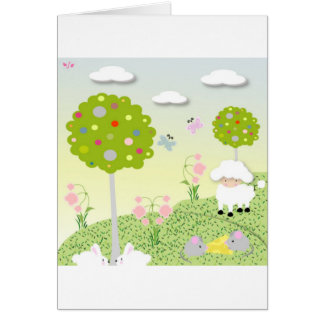 Skogdjur Hälsningskort