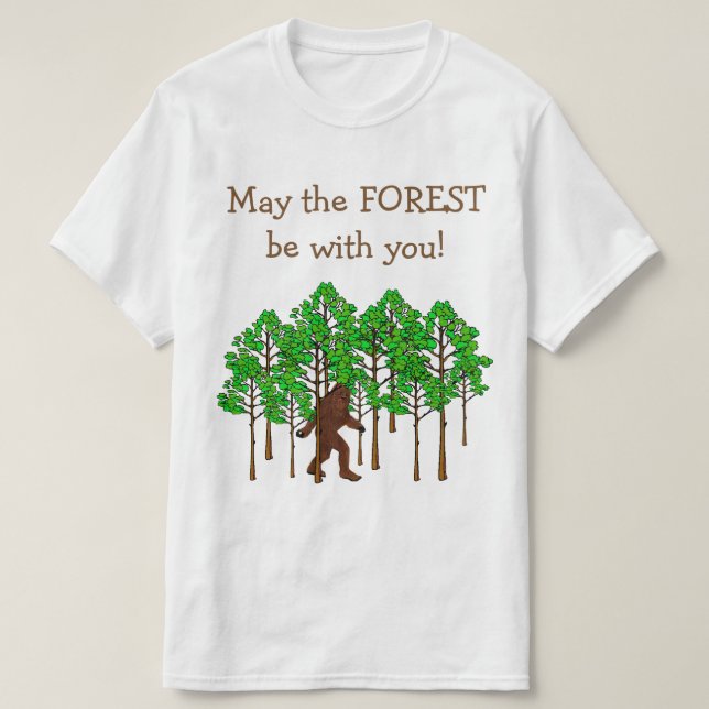 Skogen är med dig tee shirt (Design framsida)