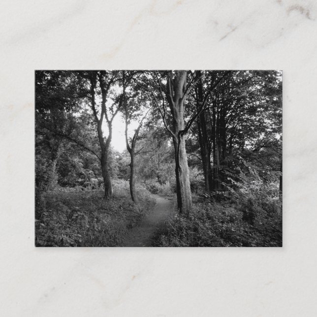 Skogen Bute Park, Cardiff, Mini Photo Visitkort (Framsida)