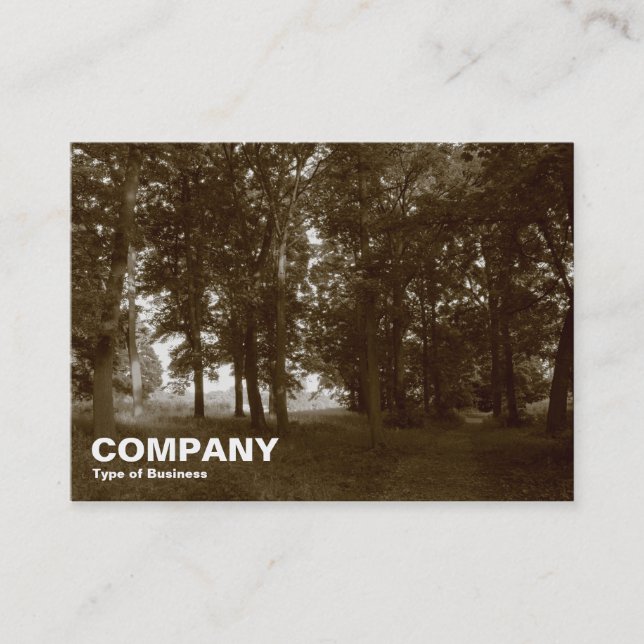 Skogen, Bute Park, Cardiff Visitkort (Framsida)