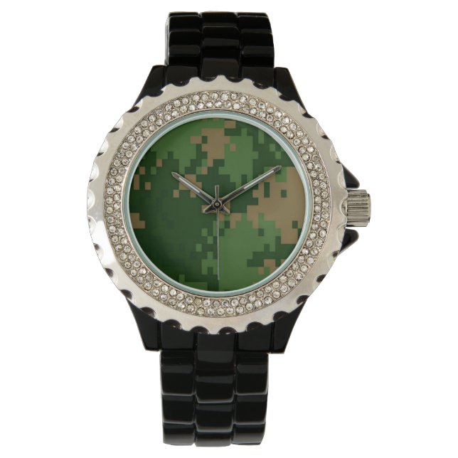 Skogen Camo Armbandsur (Framsida)