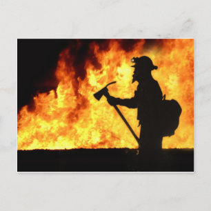 Skogen Fire Vykort