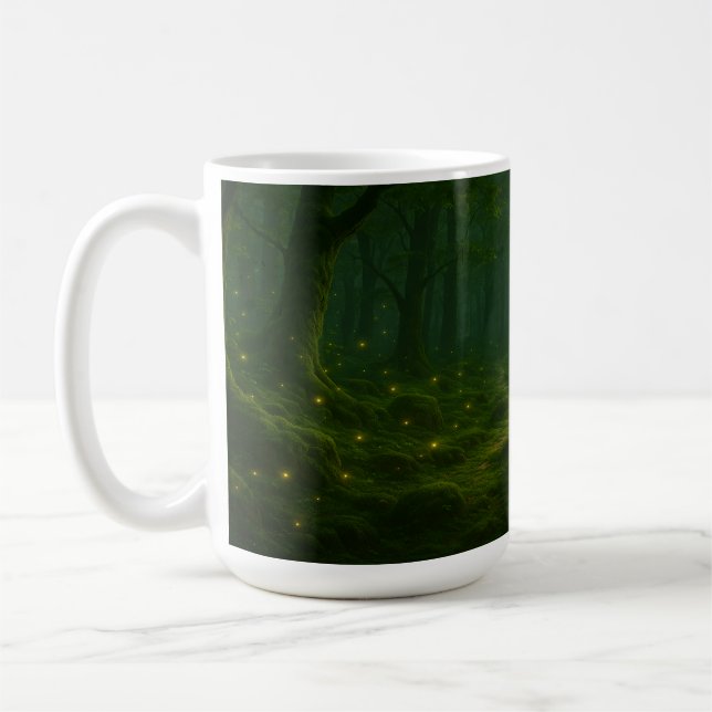Skogen Fireflies Kaffemugg (Vänster)