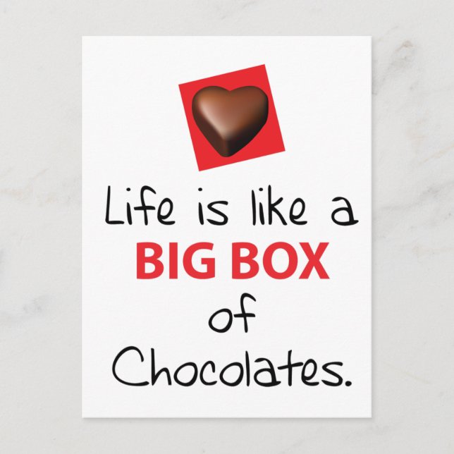 Skogen Gump fläkt Vykort (Framsida)