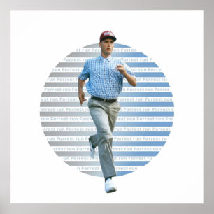 Skogen Gump Running Poster