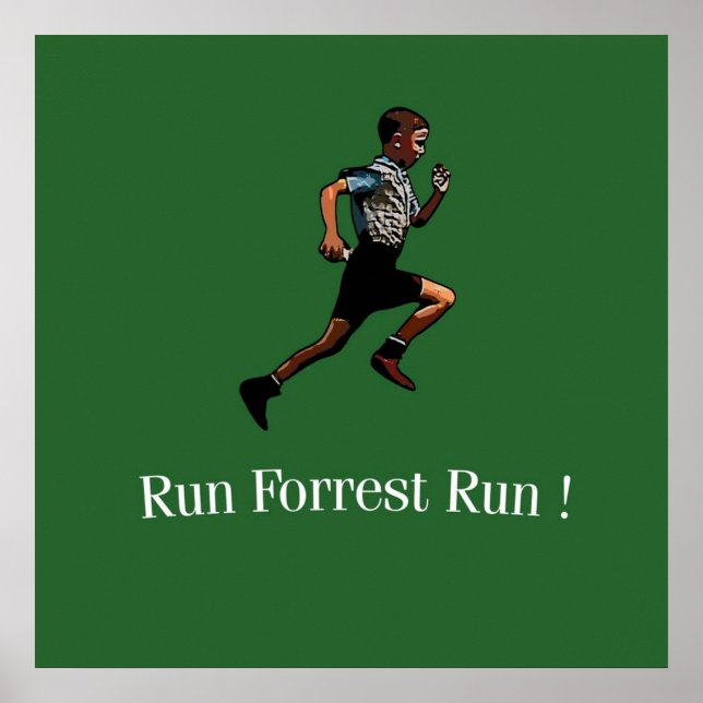 SKOGEN GUMP RUNNING POSTER (Framsidan)