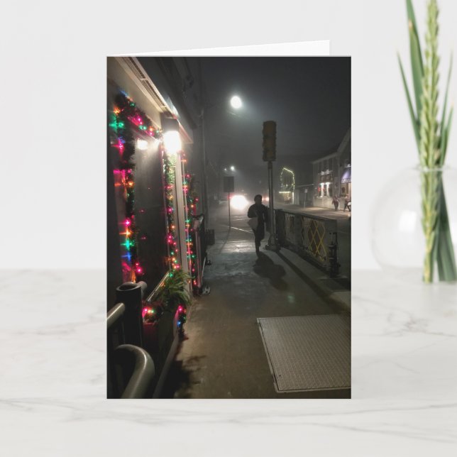 Skogen Hål julkort Helgkort (Framsida)