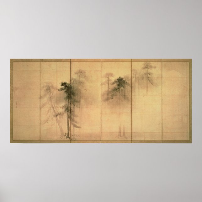 Skogen i gräs poster (Framsidan)