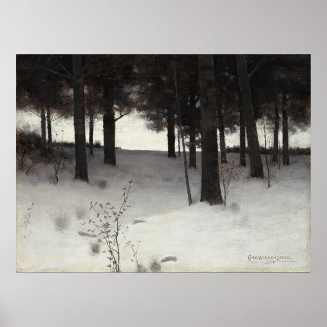 Skogen i Winter - Charles W. Eaton Fine Art Poster (Framsidan)