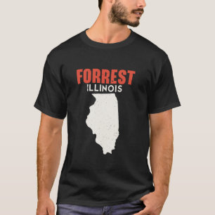 Skogen Illinois USA, USA, State America Travel Ill T Shirt
