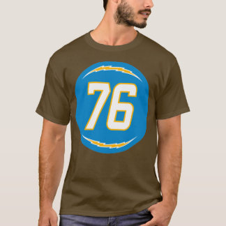 Skogen Lamp nummer 76 Jersey Los Angeles Chargers T Shirt