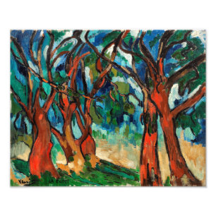 Skogen   Maurice de Vlaminck   Fototryck