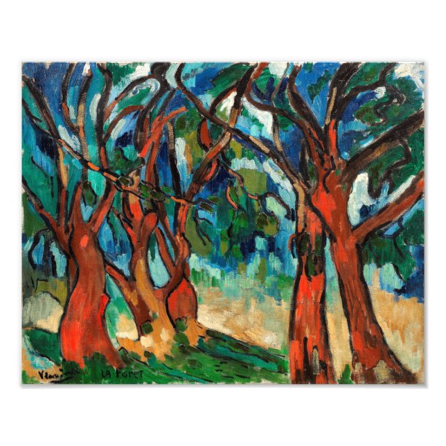 Skogen | Maurice de Vlaminck | Fototryck (Framsidan)