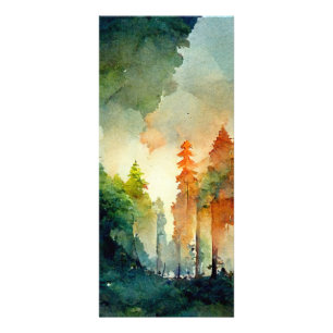 Skogen (naturen) reklamkort