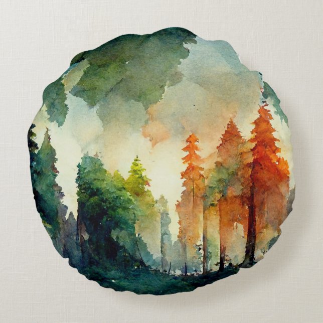 Skogen (naturen) rund kudde (Baksidan)