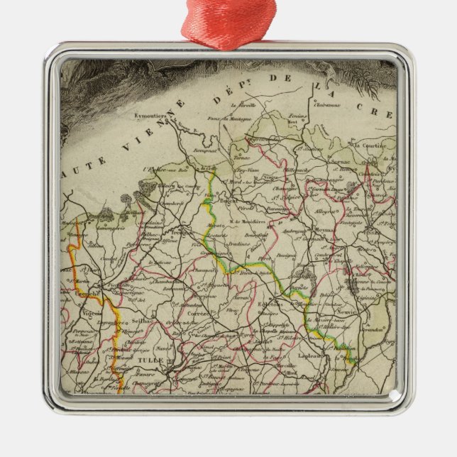 Skogen och landskap julgransprydnad metall (Framsidan)