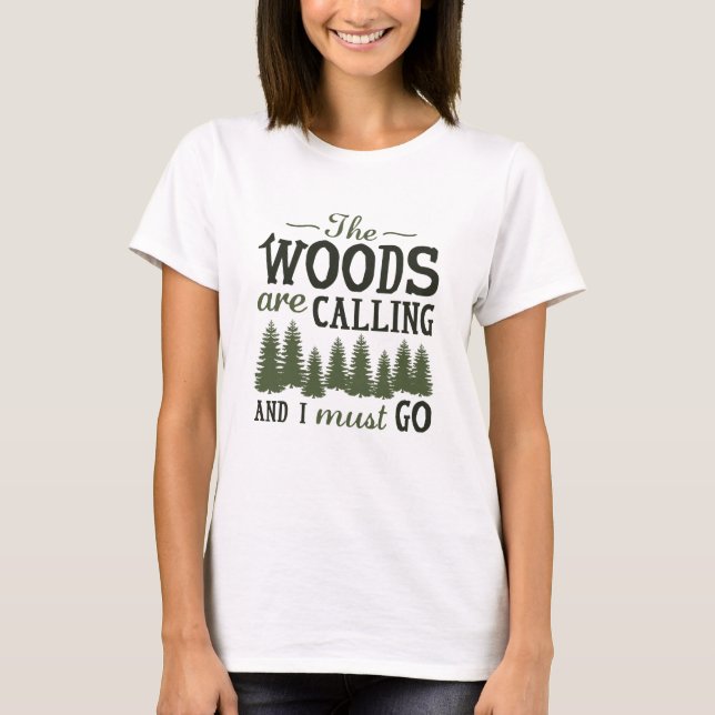Skogen ringer t shirt (Framsida)