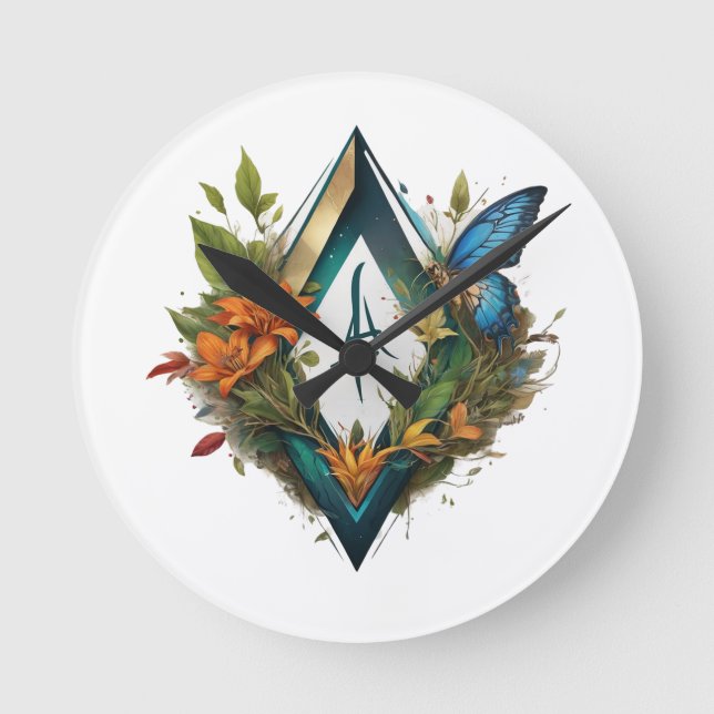 skogen sång-2 rund klocka (Framsida)